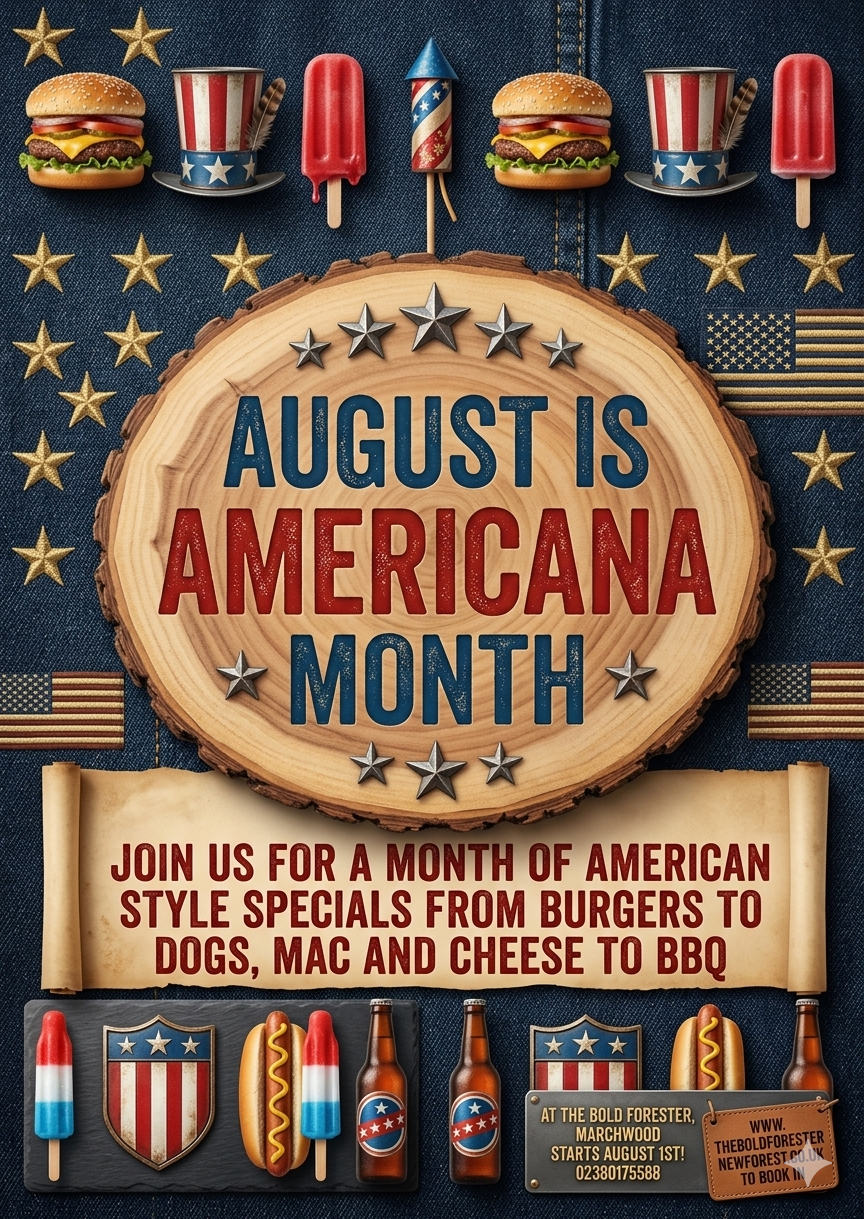 Americana Month at The Bold Forester, Marchwood